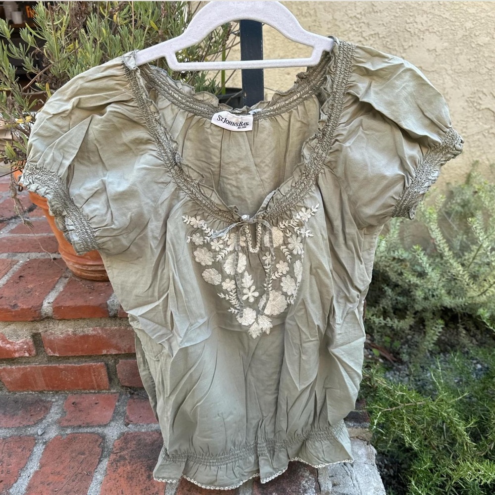 Sage green blouse size s/m